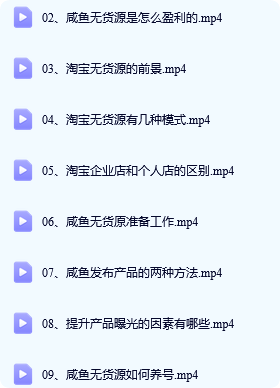 闲鱼无货源特训营