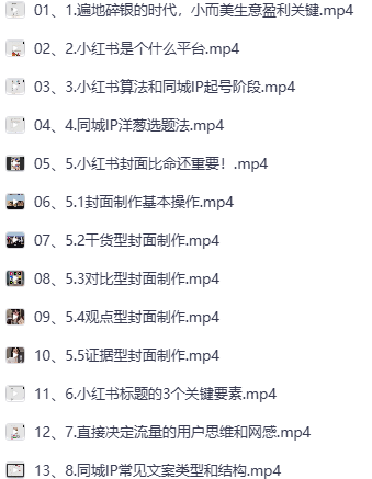 小红书同城IP从0到1全流程教程