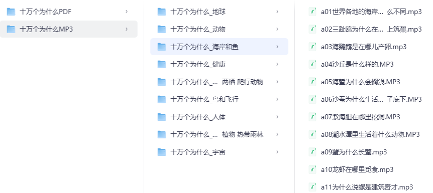 经典科普《十万个为什么》有声版
