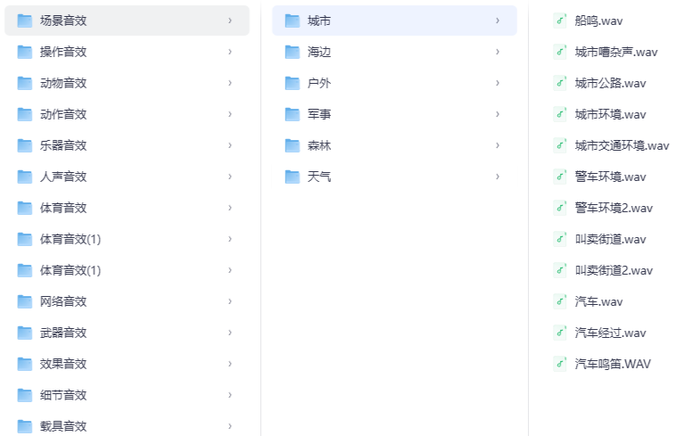 影视级WAV音效包 | 全品类合辑